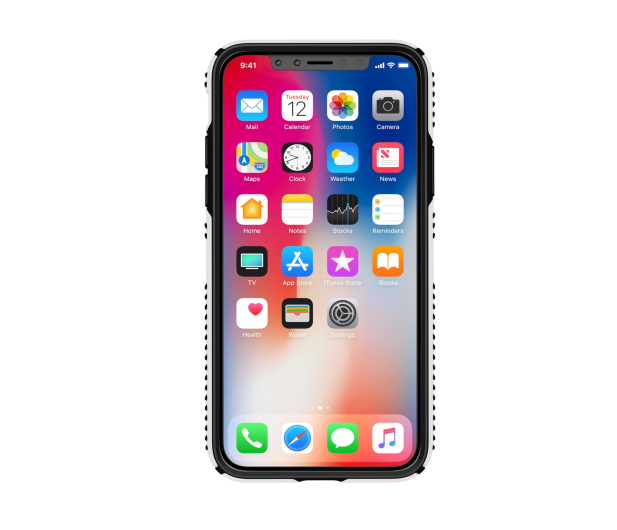 Etui Presidio Grip do iPhone X czarnobiałe - 1442726 - zdjęcie 4